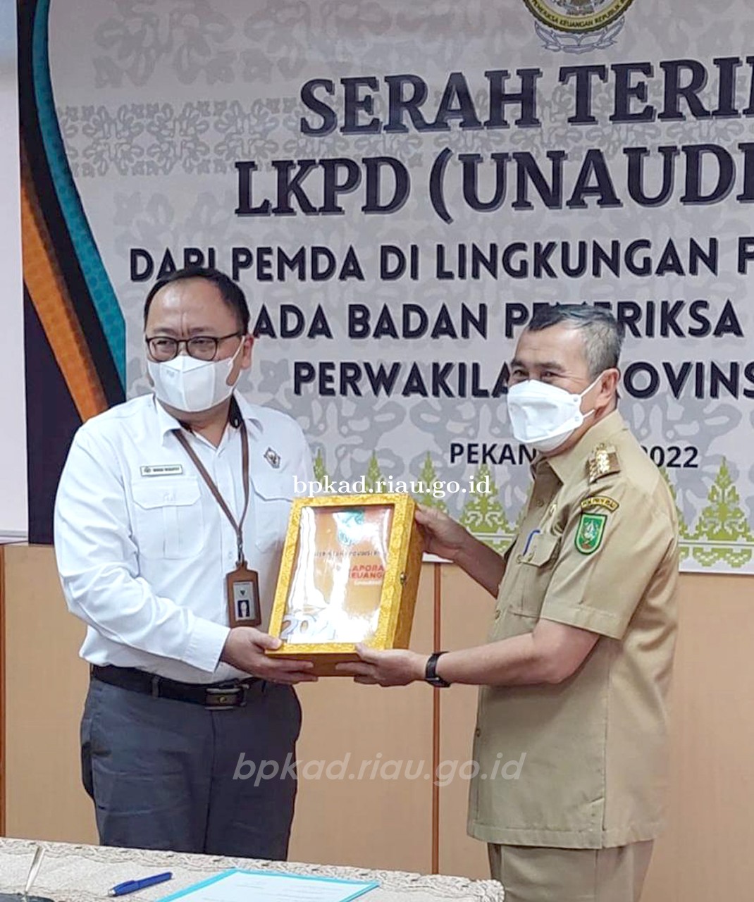 Gubernur Riau serahkan LKPD 2021 kepada BPK-RI Perwakilan Riau