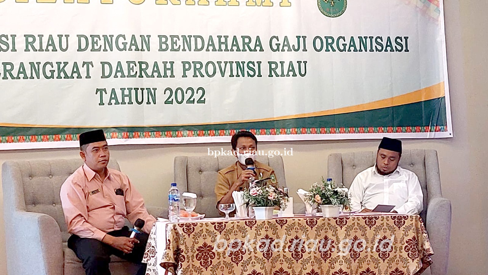 Kepala BPKAD Provinsi Riau Indra, SE.,M.Si menghadiri Silaturahmi Badan Amil Zakat Nasional Provinsi (BAZNAS) Provinsi Riau